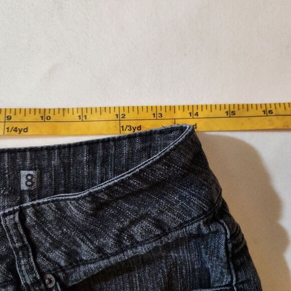 Faded Glory Black Flare Wide Leg Jeans - Picture 9 of 9